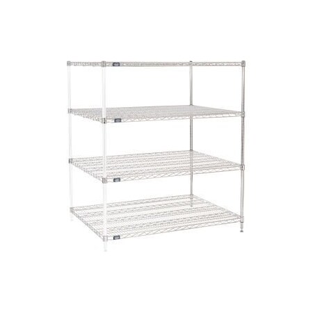 Global Equipment Nexel Chrome Wire Shelving Add-On - 48"W x 36"D x 63"H A36486C